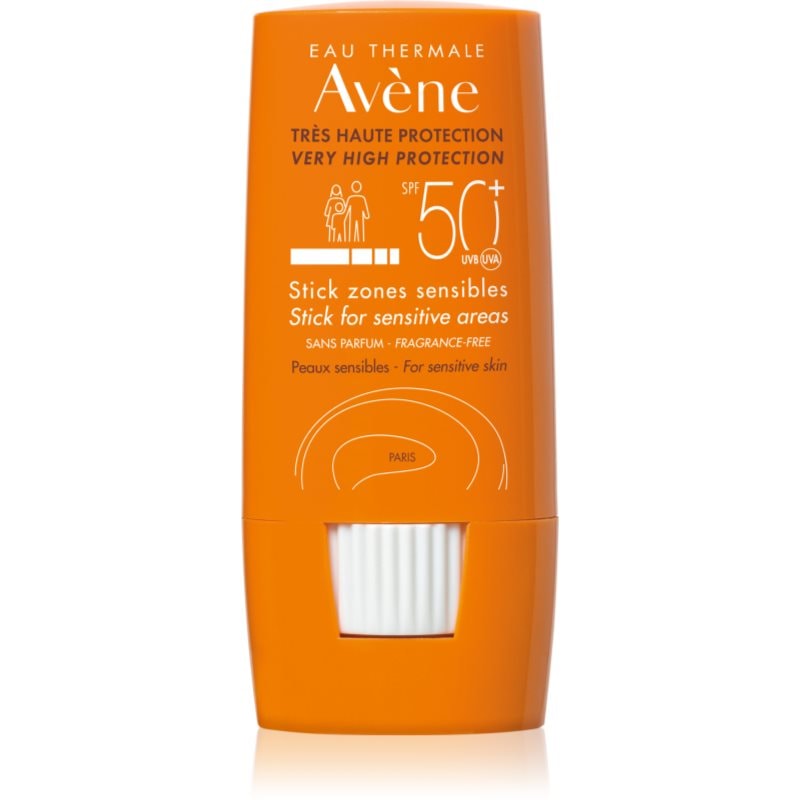 Avène Avène Sun Stick for Sensitive Areas стик за чувствителни места SPF 50+ 8 гр. - Унисекс парфюм 8мл - Сравни цени от 1 магазин с безплатна доставка