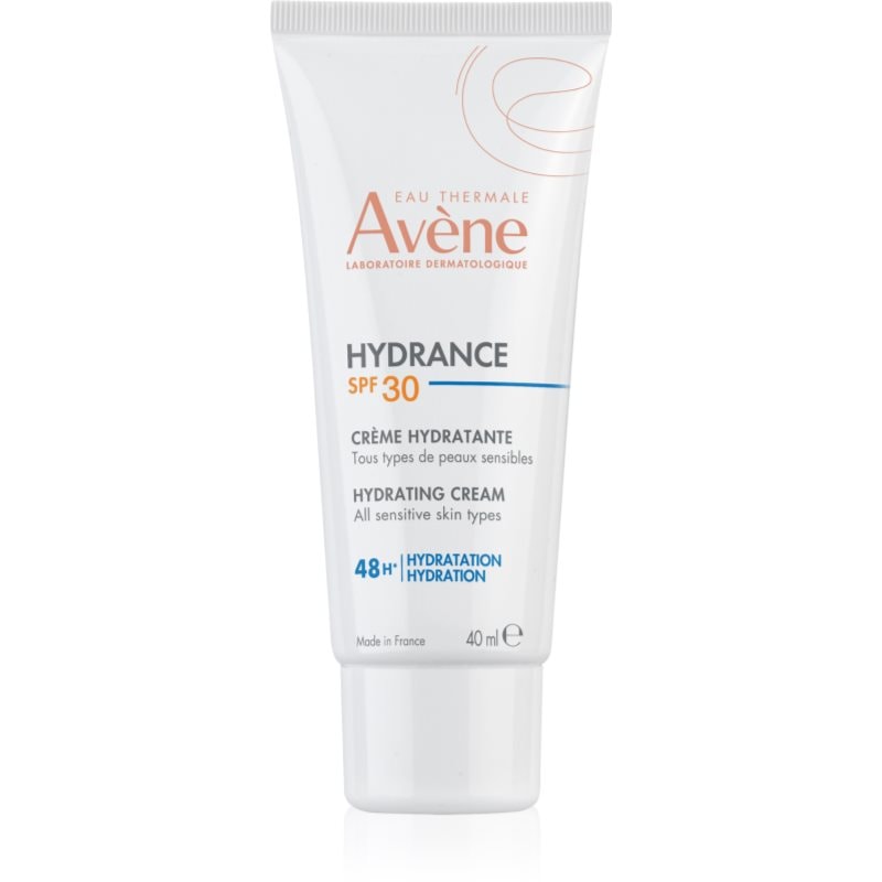 Avène Hydrance UV Rich Hydrating Cream хидратиращ крем за чувствителна кожа SPF 30 - Грижа за лице - Сравни цени от 1 магазин с безплатна доставка