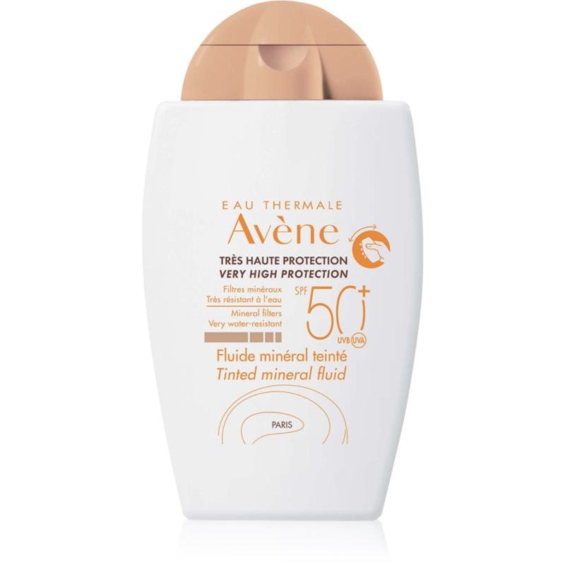 Avène Sun Mineral Fluid Tinted защитна грижа против слънчеви лъчи SPF 50+ - Грижа за тяло - Сравни цени от 1 магазин с безплатна доставка