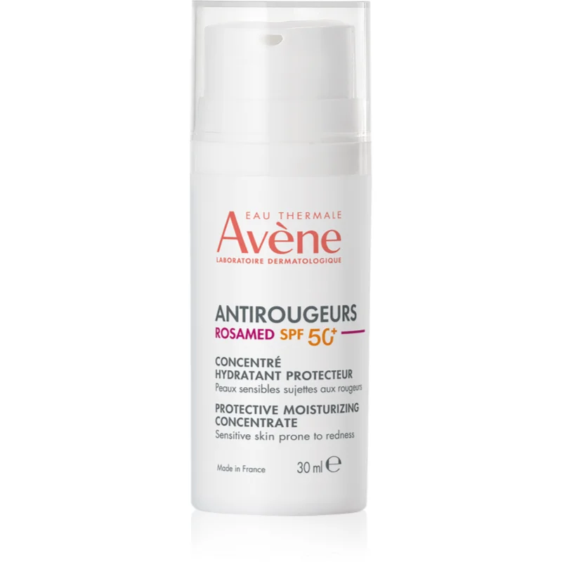 Avène Antirougeurs Rosamed Protective Moisturizing Concentrate концентрирана грижа против зачервяване на кожата SPF 50+