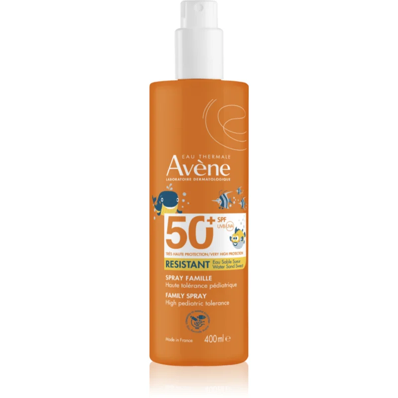 Avène Sun Resistant Family Spray защитен спрей SPF 50+ - Грижа за тяло - Сравни цени от 1 магазин с безплатна доставка