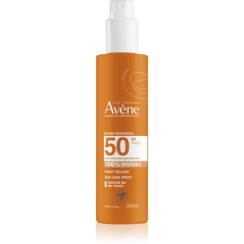 Avène Sun Care Spray 100% Invisible слънцезащитен спрей SPF 50 - Грижа за тяло - Сравни цени от 1 магазин с безплатна доставка
