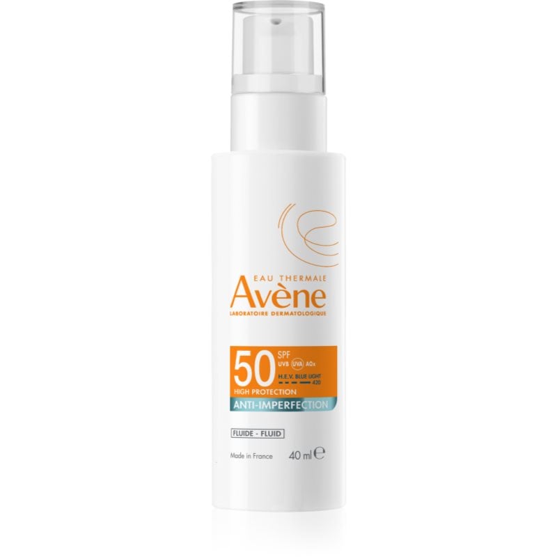 Avène Sun Anti-Imperfection Fluid защитен флуид за смесена и мазна кожа SPF 50
