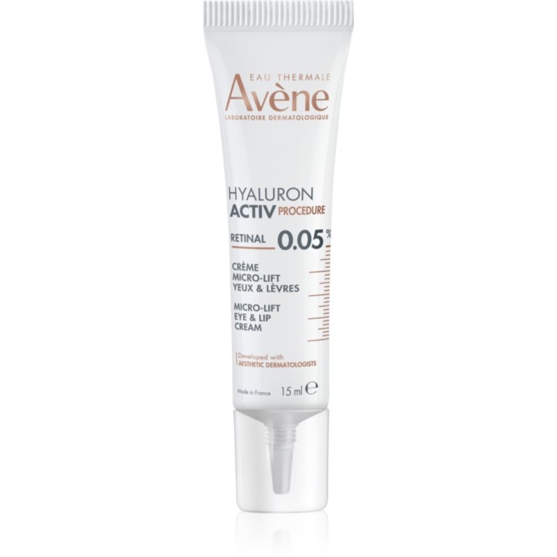 Avène Hyaluron Activ Procedure Micro-Lift Eye & Lip Cream 0.05% Retinal лифтинг крем с ретинал - Грижа за лице - Сравни цени от 1 магазин с безплатна доставка