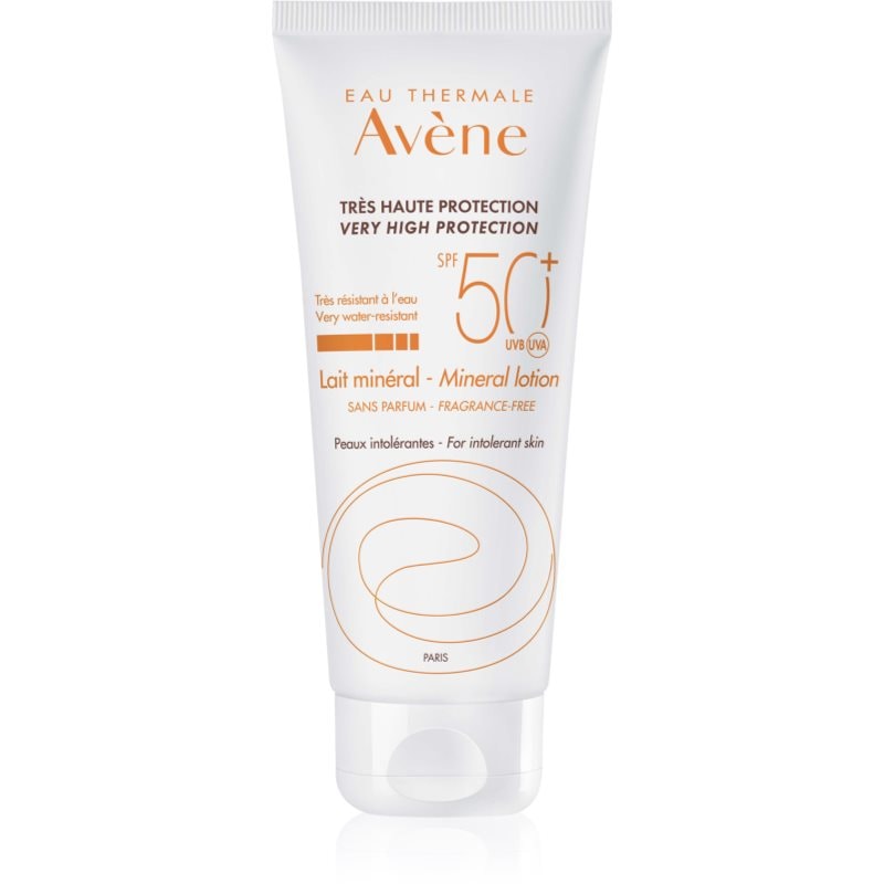 Avène Sun Mineral Lotion защитно мляко без химически филтри и ароматизатори SPF 50+ - Грижа за тяло - Сравни цени от 1 магазин с безплатна доставка
