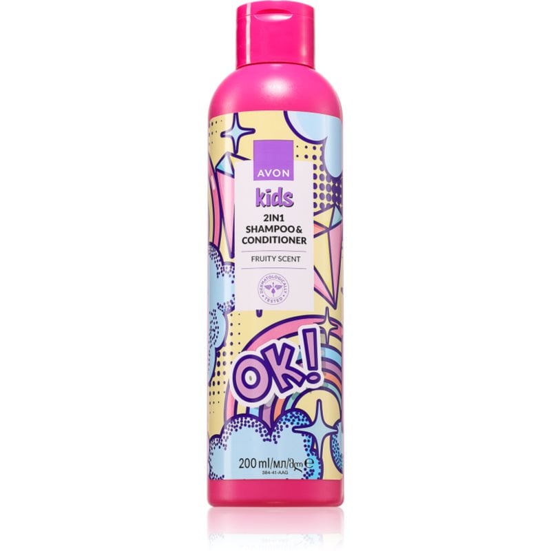 Avon Kids Fruit шампоан и балсам 2 в1