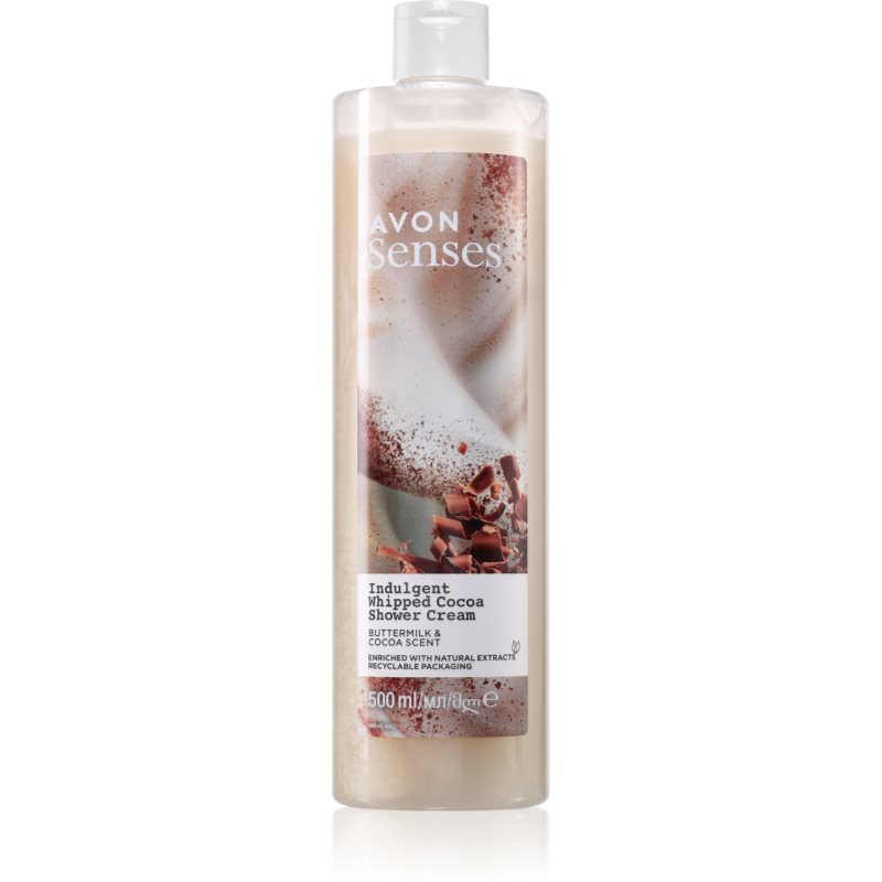 Avon Senses Indulgent Whipped Cocoa ревитализиращ душ крем - Грижа за тяло - Сравни цени от 1 магазин с безплатна доставка