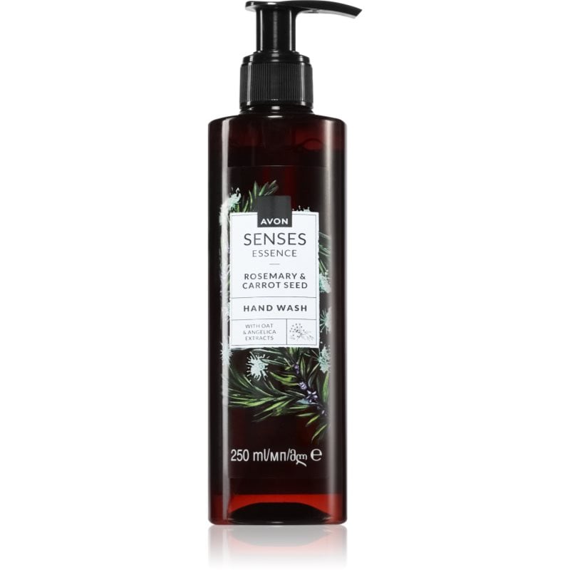 Avon Senses Essence Rosemary & Carrot Seed нежен течен сапун за ръце