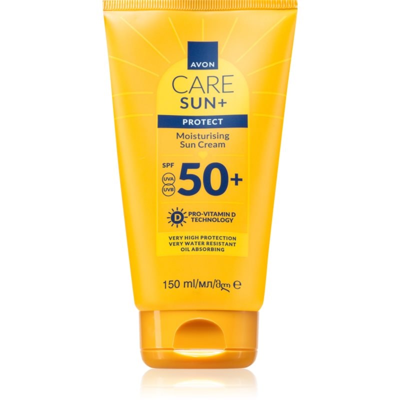 Avon Avon Care Sun + Protect хидратиращ слънцезащитен крем SPF 50+ - Унисекс парфюм 150мл - Сравни цени от 1 магазин с безплатна доставка