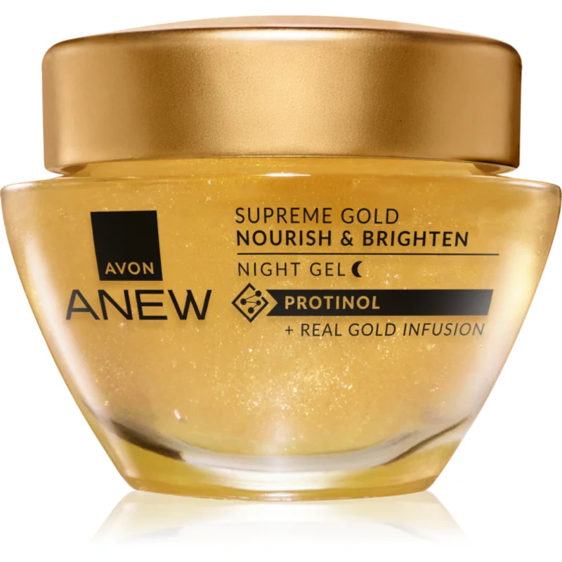 Avon Anew Skin Renewing Gold Emulsion хидратиращ нощен крем против бръчки - Грижа за лице - Сравни цени от 1 магазин с безплатна доставка