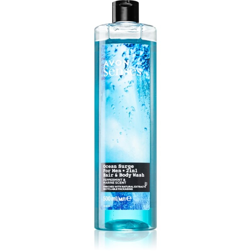 Avon Avon Senses Ocean Surge шампоан и душ гел 2 в 1 - Унисекс парфюм 500мл - Сравни цени от 1 магазин с безплатна доставка