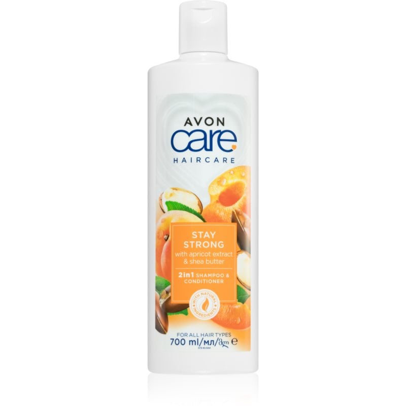 Avon Care Stay Strong шампоан и балсам 2 в1 за крехка и стресирана коса