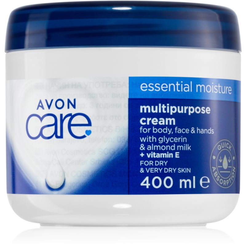 Avon Care Essential Moisture мултифункционален крем за лице, ръце и тяло - Грижа за лице - Сравни цени от 1 магазин с безплатна доставка