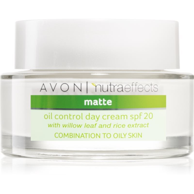 Avon Nutra Effects Matte матиращ дневен крем SPF 20