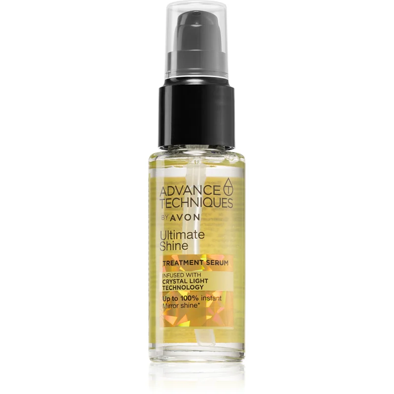 Avon Advance Techniques Ultimate Shine серум за коса за сияен блясък - Грижа за коса - Сравни цени от 1 магазин с безплатна доставка