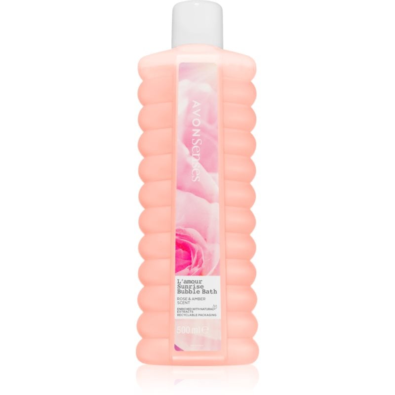 Avon Senses L'amour Sunrise пяна за вана с аромат на рози
