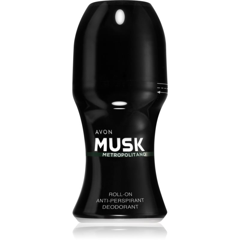 Avon Avon Musk+ Metropolitano дезодорант антиперспирант рол-он за мъже - Мъжки парфюм 50мл - Сравни цени от 1 магазин с безплатна доставка