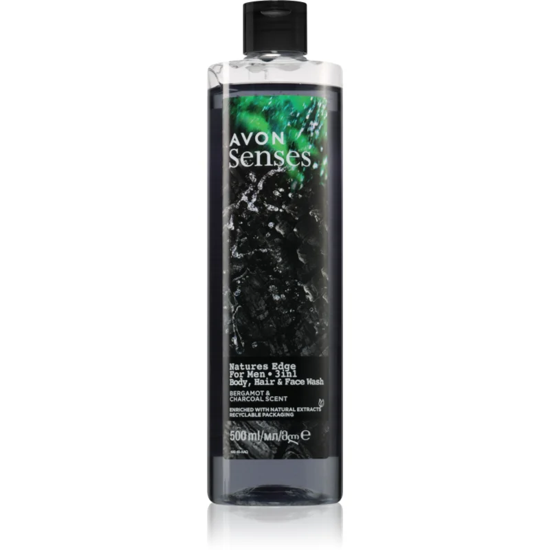 Avon Senses Natures Edge душ гел и шампоан 2 в 1 за мъже - Грижа за коса - Сравни цени от 1 магазин с безплатна доставка