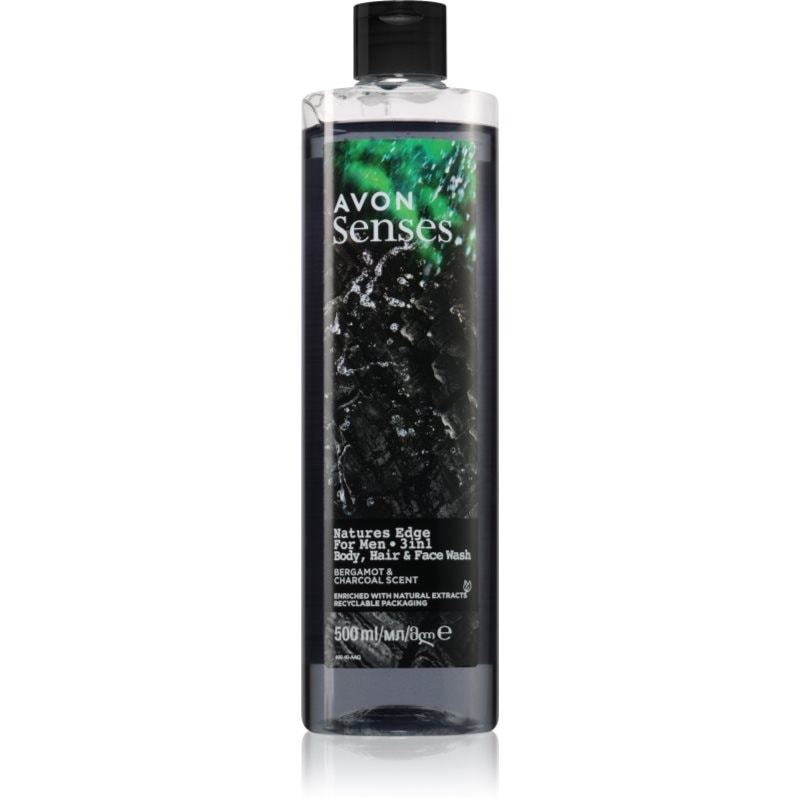Avon Senses Natures Edge душ гел и шампоан 2 в 1 за мъже - Грижа за коса - Сравни цени от 1 магазин с безплатна доставка