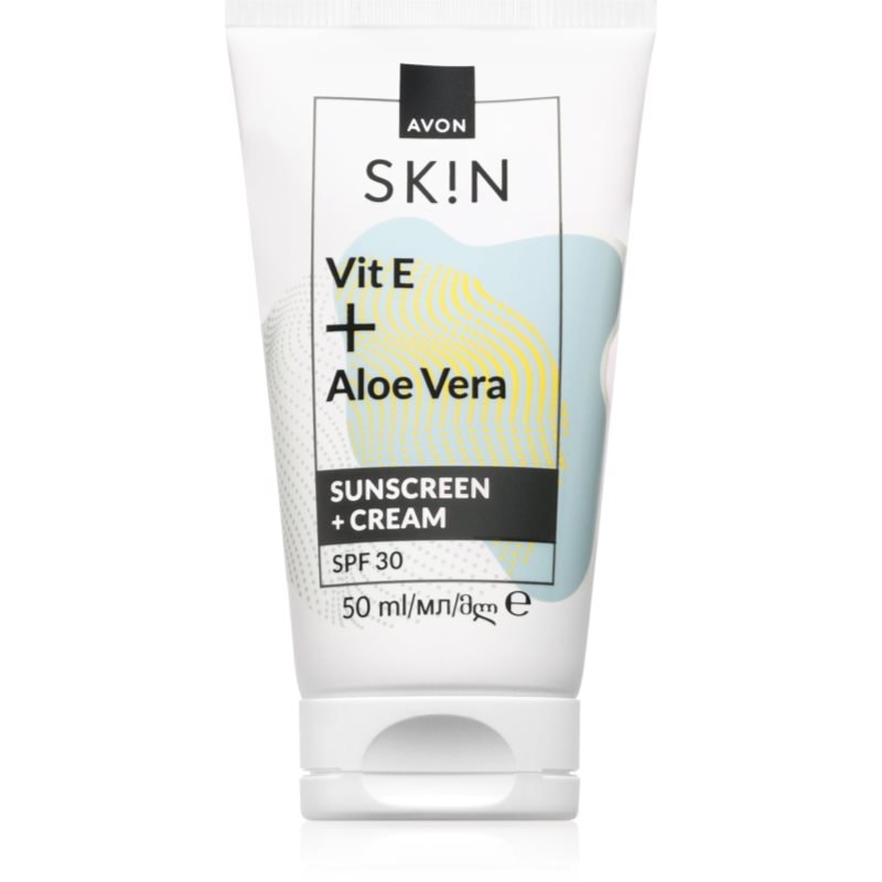 Avon Sk!n Vit E + Aloe Vera крем за лице SPF 30 - Грижа за тяло - Сравни цени от 1 магазин с безплатна доставка