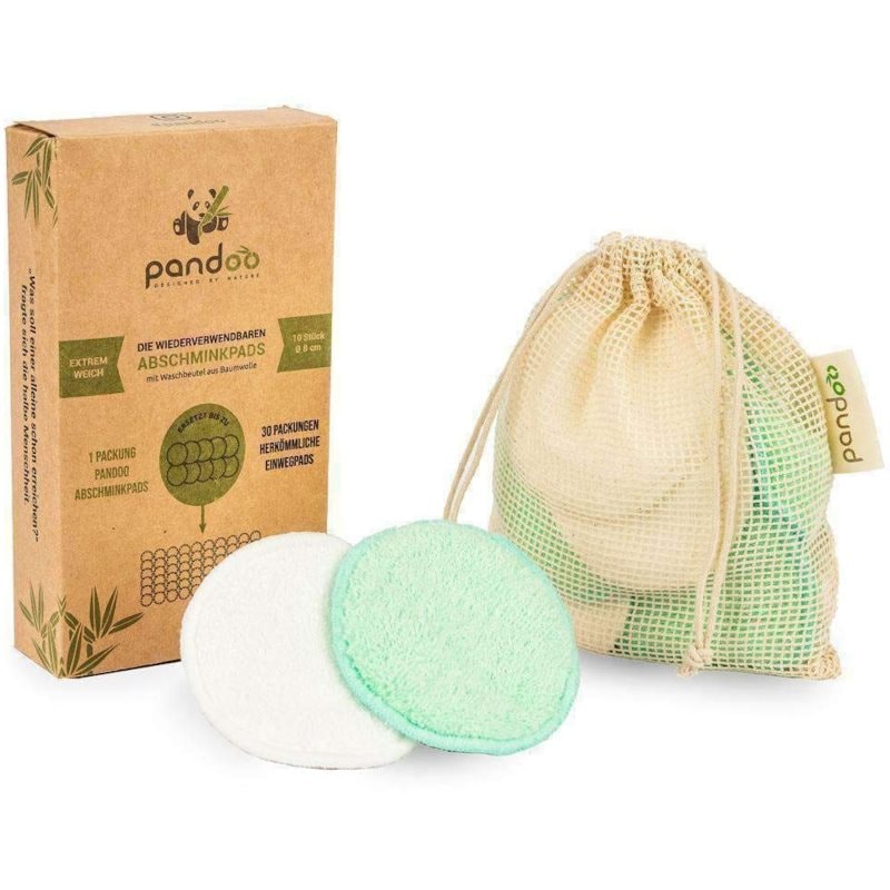 Pandoo Make-up Remover Pads Washable & Reusable тампони за почистване на грим, които могат да се перат - Грижа за лице - Сравни цени от 1 магазин с безплатна доставка