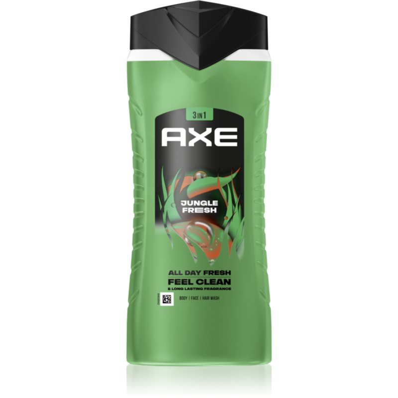 Axe Axe Jungle Fresh душ-гел за лице, тяло и коса - Унисекс парфюм 400мл - Сравни цени от 1 магазин с безплатна доставка