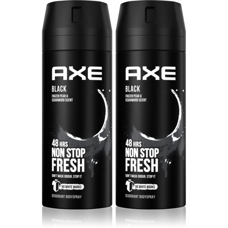 Axe Black Frozen Pear & Cedarwood дезодорант и спрей за тяло изгодна опаковка 2 x