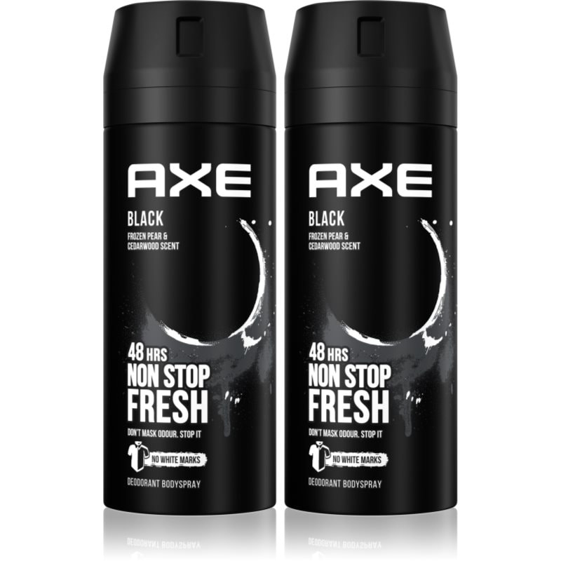 Axe Black Frozen Pear & Cedarwood дезодорант и спрей за тяло изгодна опаковка 2 x - Грижа за тяло - Сравни цени от 1 магазин с безплатна доставка