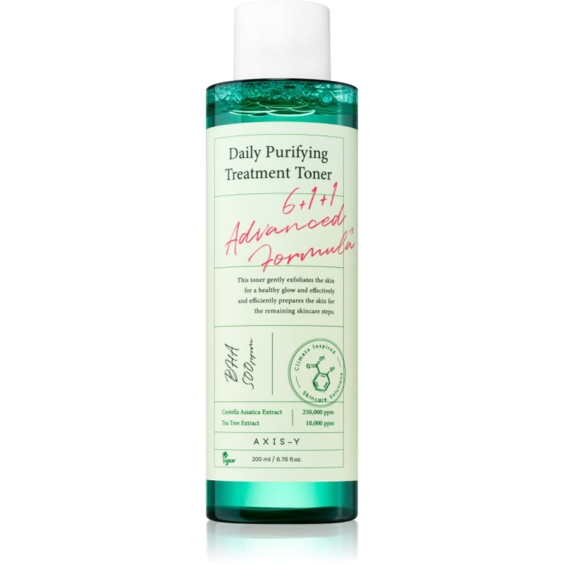 AXIS-Y 6+1+1 Advanced Formula Daily Purifying Treatment Toner дълко почистващ тоник с успокояващ ефект - Грижа за лице - Сравни цени от 1 магазин с безплатна доставка
