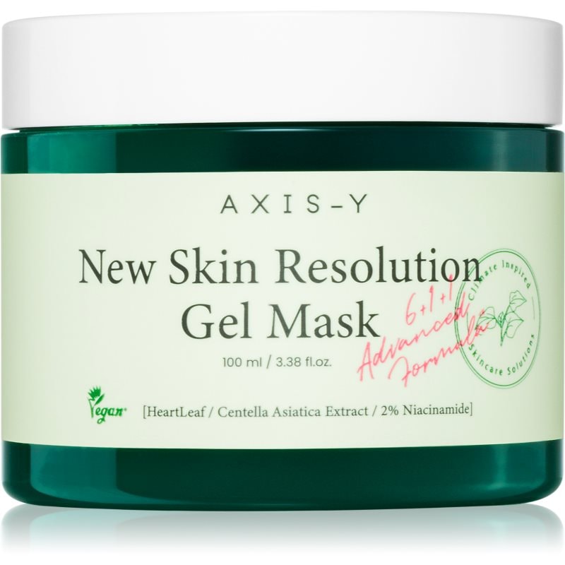 AXIS-Y 6+1+1 Advanced Formula New Skin Resolution Gel Mask успокояваща гел-маска с охлаждащ ефект - Грижа за лице - Сравни цени от 1 магазин с безплатна доставка