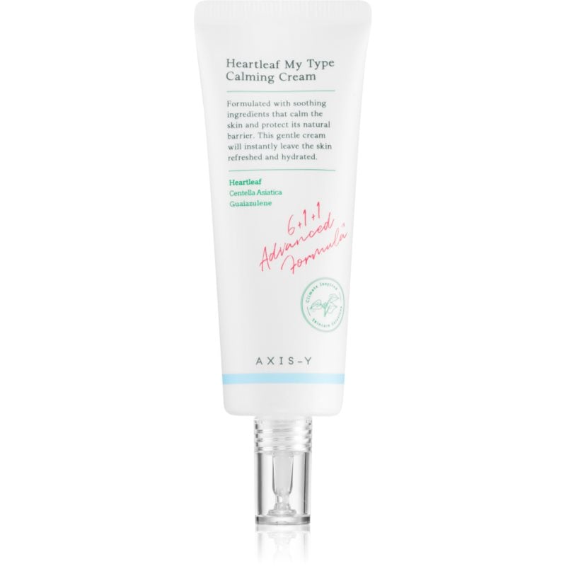 AXIS-Y 6+1+1 Advanced Formula Heartleaf My Type Calming Cream лек гел-крем за успокояване и подсилване на чувствителната кожа