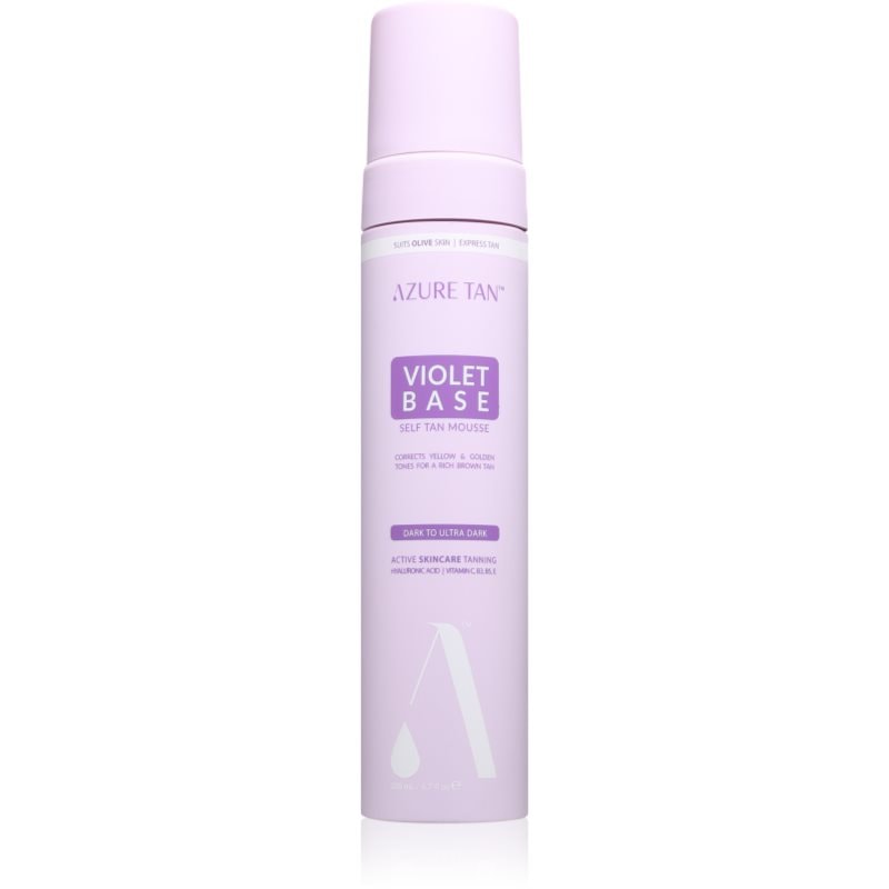 Azure Tan Violet Base автобронзант-мус за тяло - Грижа за тяло - Сравни цени от 1 магазин с безплатна доставка