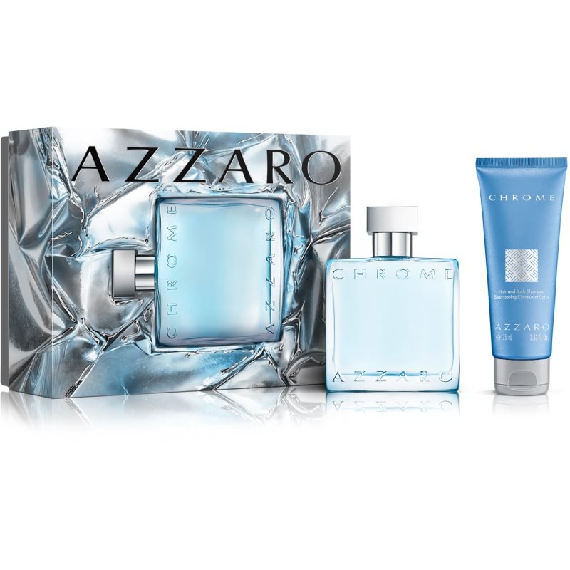 Azzaro Chrome подаръчен комплект за мъже - Комплект - Сравни цени от 1 магазин с безплатна доставка