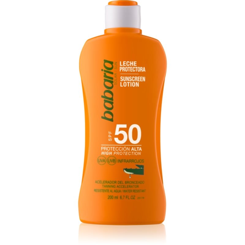 Babaria Babaria Sun Protective водоустойчив лосион за слънце SPF 50 - Унисекс парфюм 200мл - Сравни цени от 1 магазин с безплатна доставка