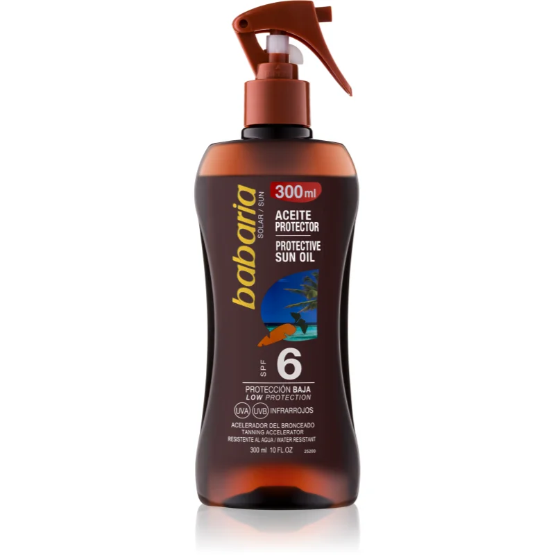 Babaria Sun Protective олио за тен SPF 6 - Грижа за тяло - Сравни цени от 1 магазин с безплатна доставка