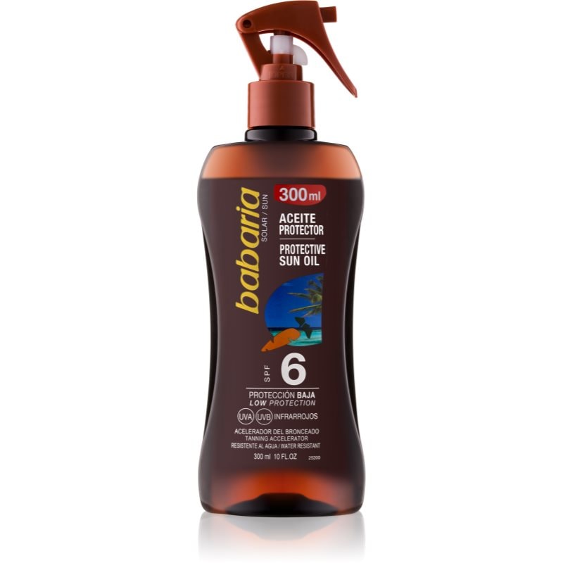 Babaria Sun Protective олио за тен SPF 6 - Грижа за тяло - Сравни цени от 1 магазин с безплатна доставка