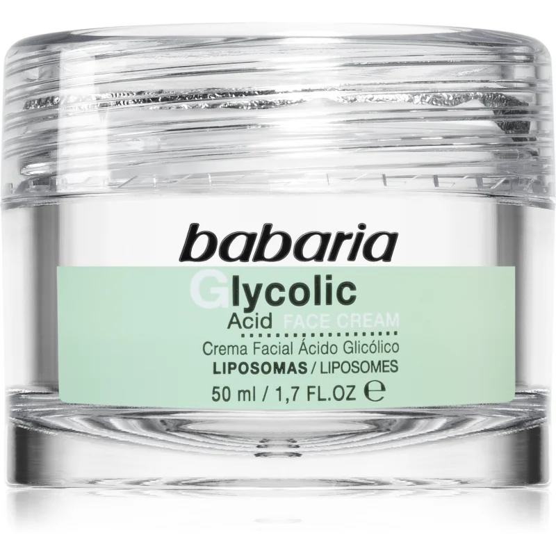 Babaria Glycolic Acid регенериращ крем за лие за нощ
