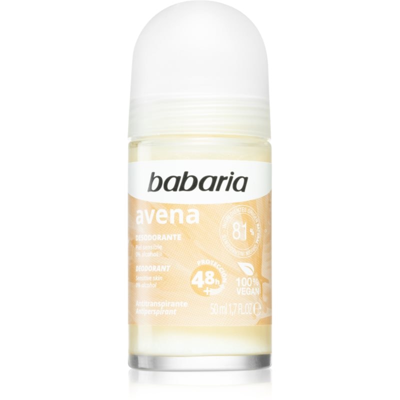 Babaria Babaria Deodorant Oat рол- он против изпотяване за чувствителна кожа - Унисекс парфюм 50мл - Сравни цени от 1 магазин с безплатна доставка