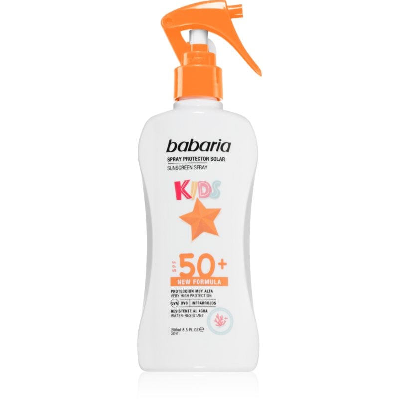 Babaria Kids защитен спрей за деца SPF 50+ - Грижа за тяло - Сравни цени от 1 магазин с безплатна доставка