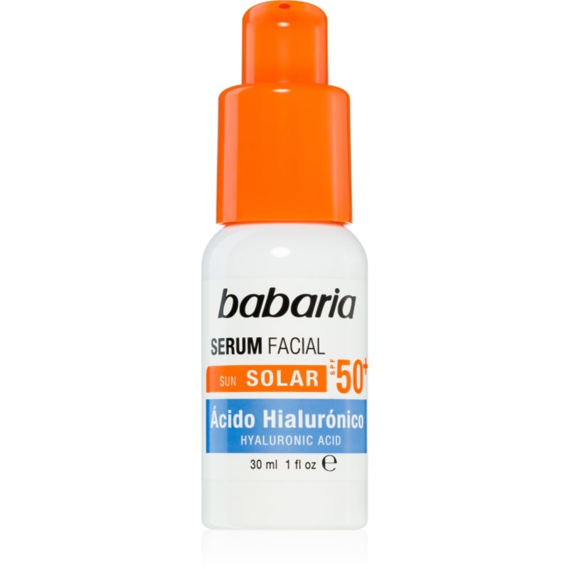 Babaria Sun Face хидратиращ серум с висока UV защита SPF 50+ - Грижа за лице - Сравни цени от 1 магазин с безплатна доставка