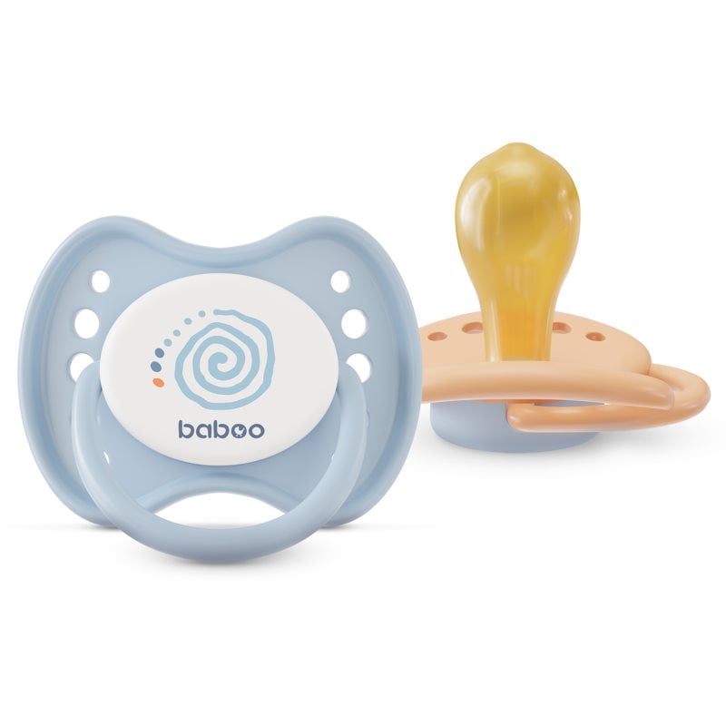 Baboo Soothers Round Latex with Case биберон Blue Haze 6-12 m