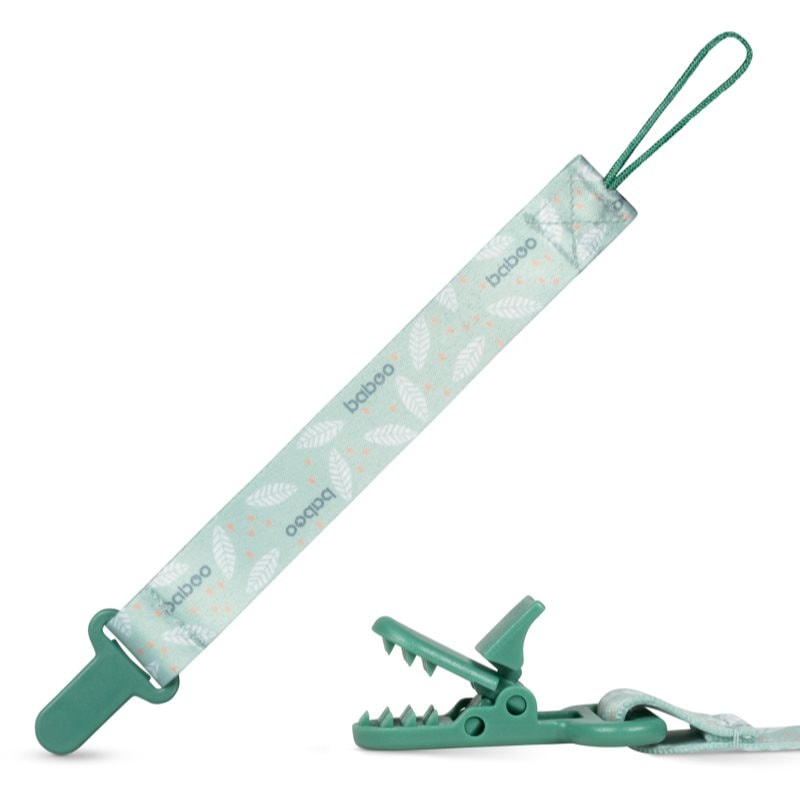 Baboo Textile Soother Holder клипс за биберон Peachy Keen - За деца - Сравни цени от 1 магазин с безплатна доставка