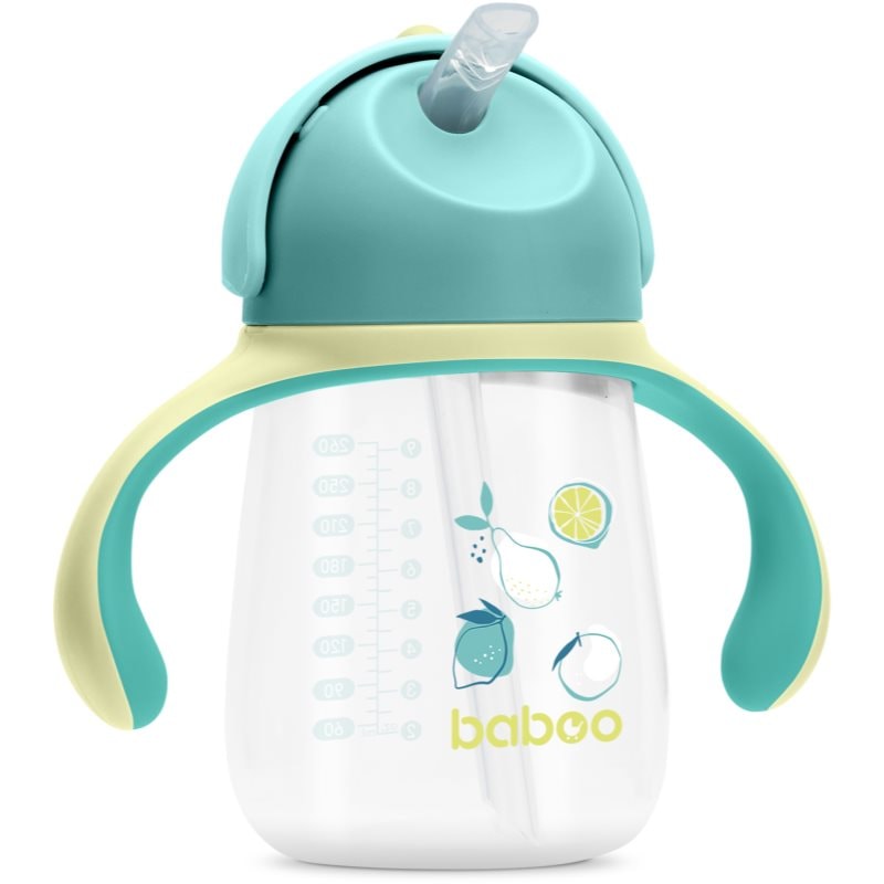 Baboo Cup with Silicone Straw чаша със сламка Lagoon Fiesta 9m+ - За деца - Сравни цени от 1 магазин с безплатна доставка