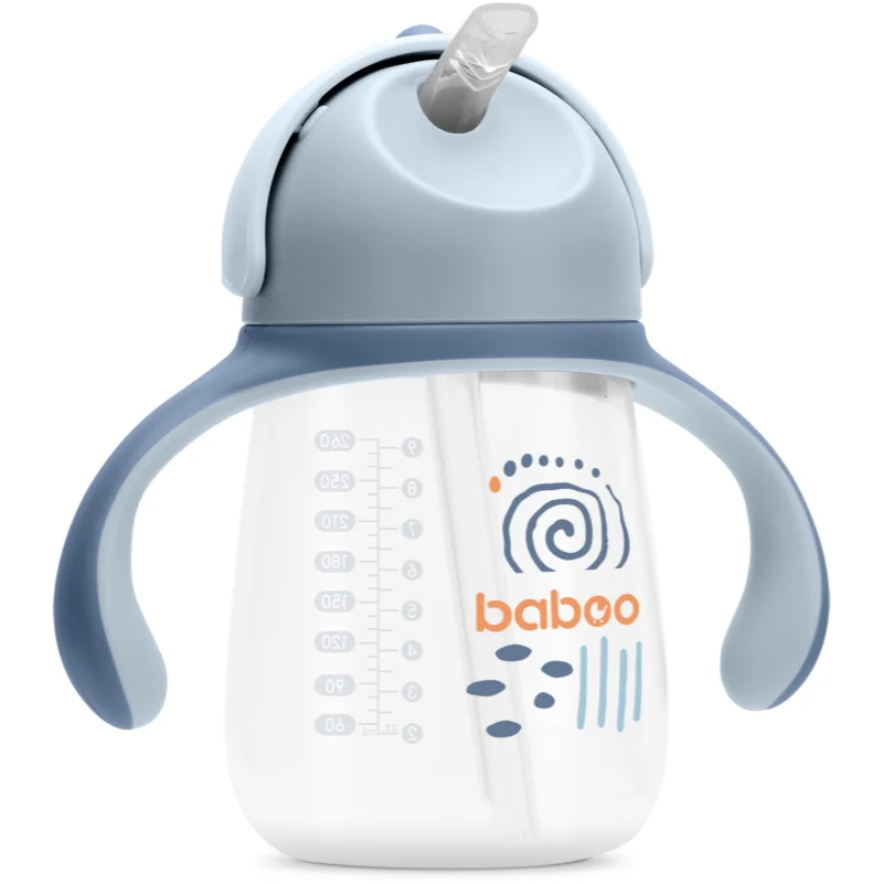 Baboo Cup with Silicone Straw чаша със сламка Blue Haze 9m+ - За деца - Сравни цени от 1 магазин с безплатна доставка