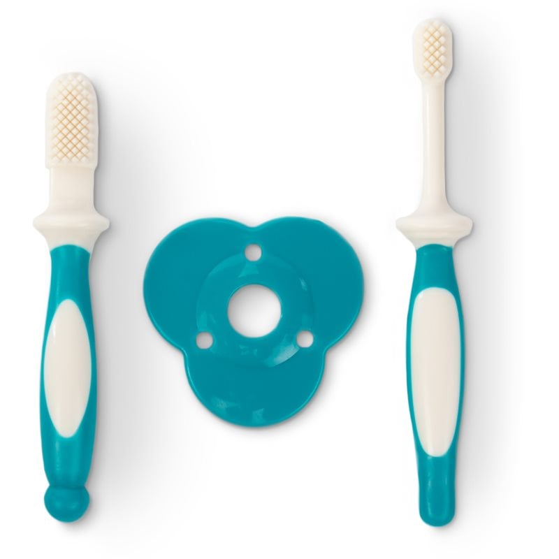 Baboo Toothbrush Set Комплект за дентална грижа за бебета 6-12 m