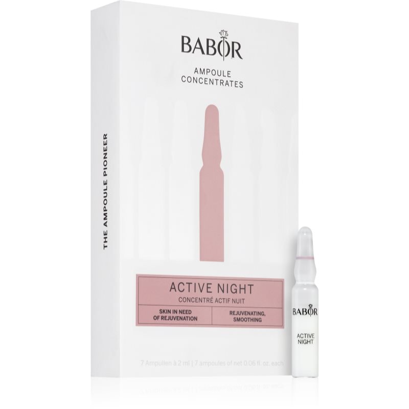 BABOR Ampoule Active Night ампули за регенериране на кожата 7x - Грижа за лице - Сравни цени от 1 магазин с безплатна доставка