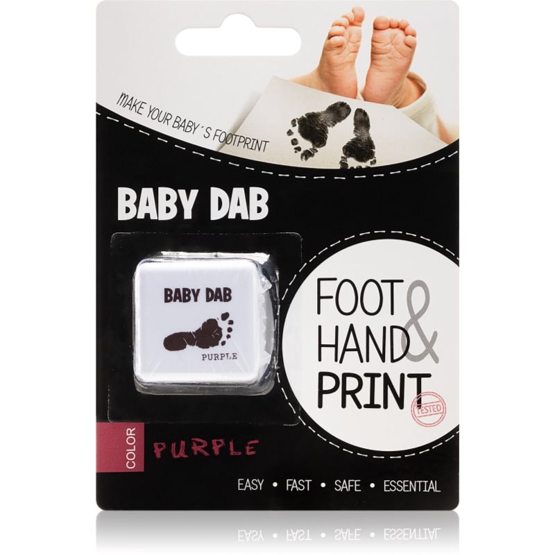 Baby Dab Foot & Hand Print Purple боя за детски печати - За деца - Сравни цени от 1 магазин с безплатна доставка