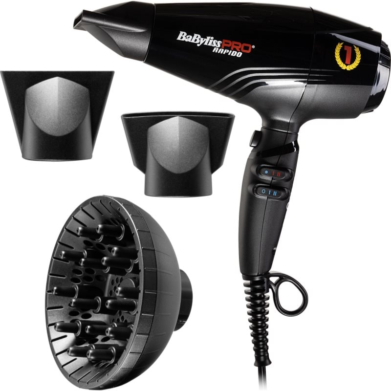 BaByliss PRO Rapido BAB7000IE сешоар Light Black - Електроуред - Сравни цени от 1 магазин с безплатна доставка