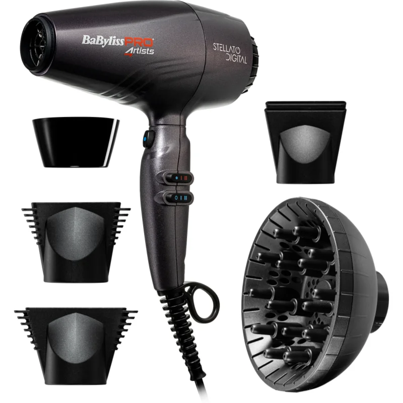 BaByliss PRO Stellato Digital BAB7500IE сешоар - Електроуред - Сравни цени от 1 магазин с безплатна доставка