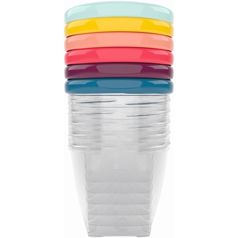 Babymoov Bowls Multicolor купичка с капачка 6x